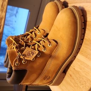 Timberland Boys Waterproof Leather Boots